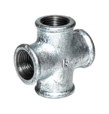 Крест прямой чугун оц Ду 50 (2") ВР/ВР ГОСТ 8951-75 МЗОО 