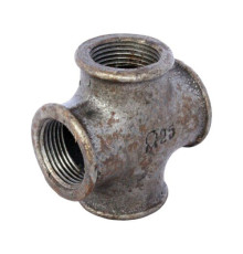 Крест прямой чугун Ду 50 (2") ВР/ВР Китай 