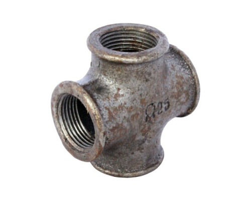 Крест прямой чугун Ду 50 (2") ВР/ВР Китай 