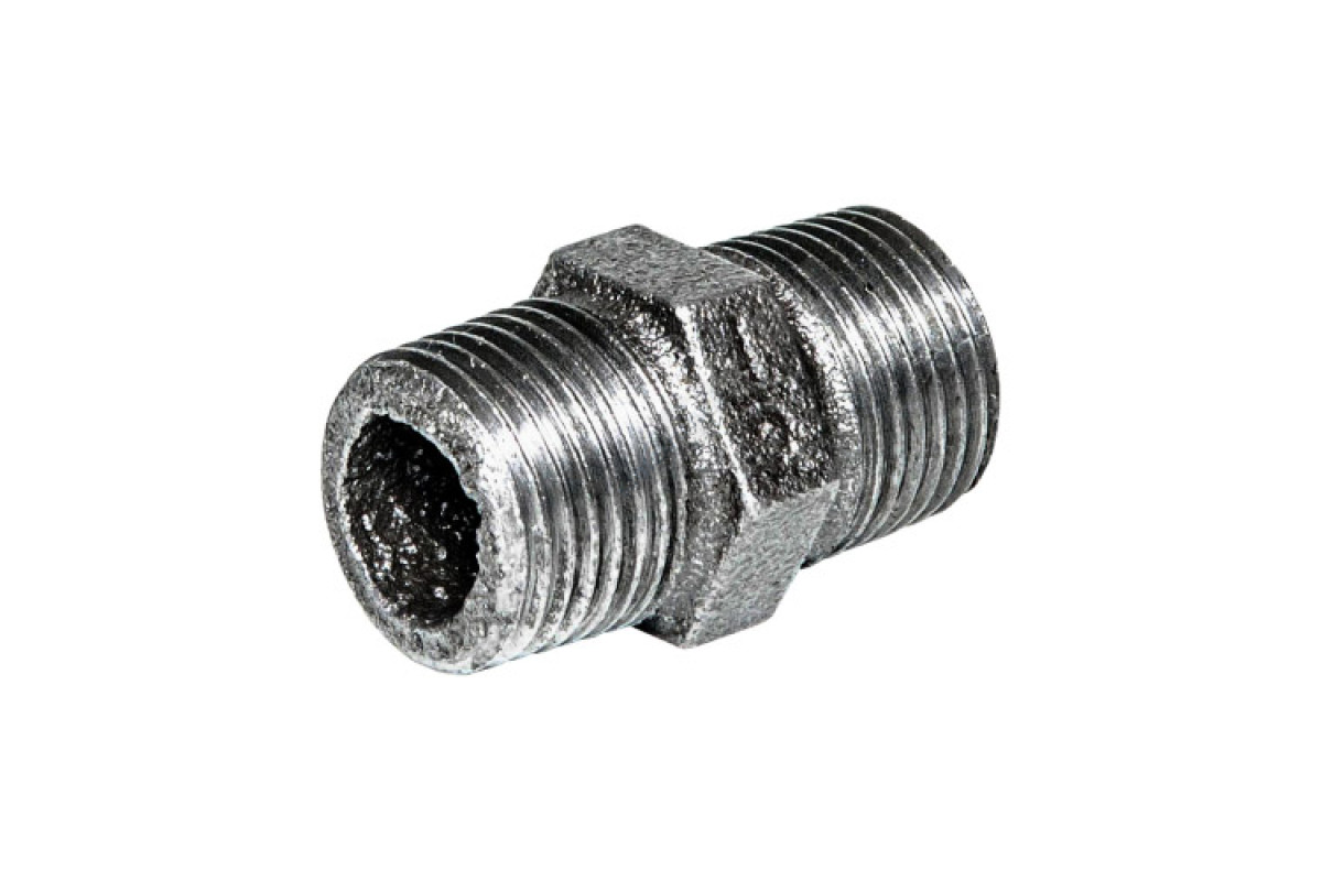 Ниппель прямой чугун Ду 40 (1 1/2") НР Fittex