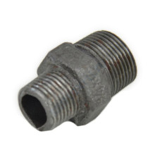 Ниппель переходной чугун Ду 20х15 (3/4"х1/2") НР Fittex