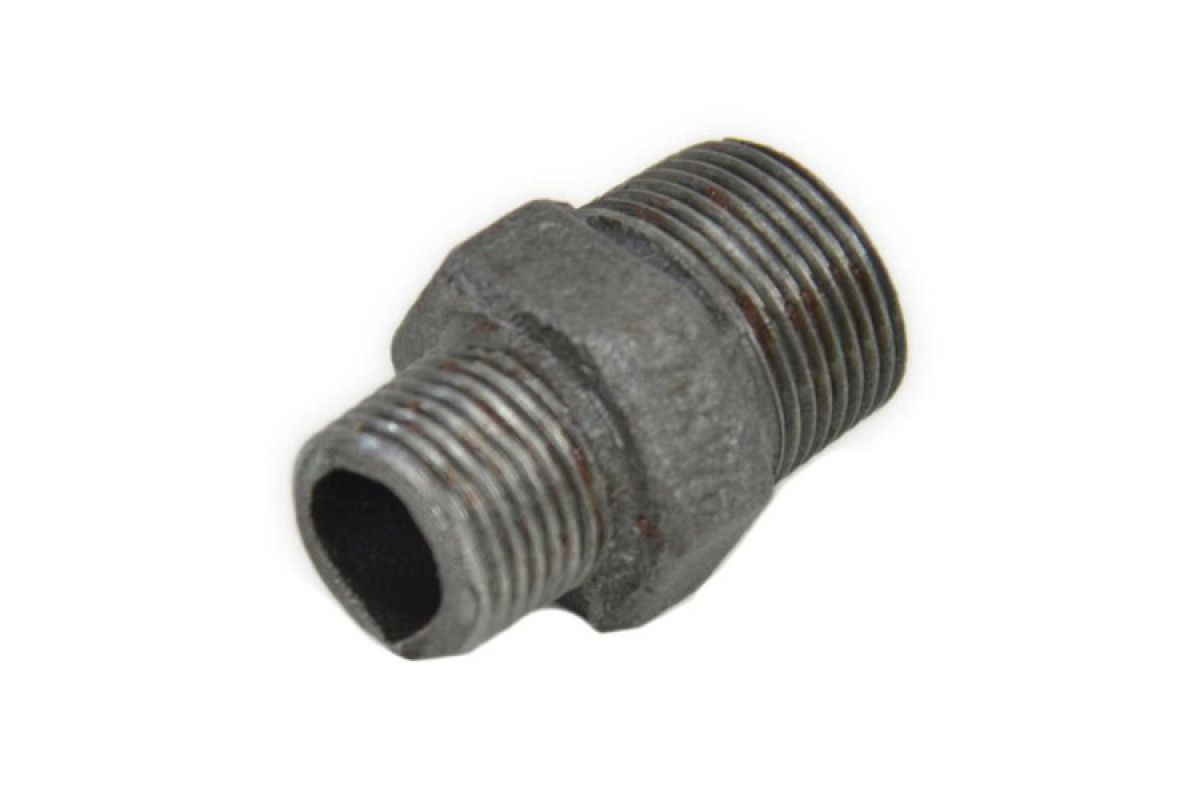 Ниппель переходной чугун Ду 25х15 (1"х1/2") НР Fittex