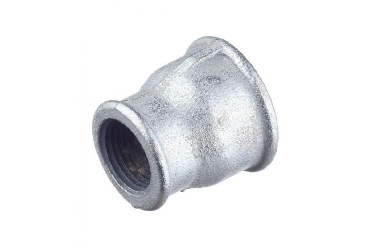 Муфта переходная чугун оц Ду 25х15 (1"х1/2") ВР Fittex