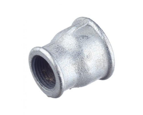 Муфта переходная чугун оц Ду 25х20 (1"х3/4") ВР Fittex