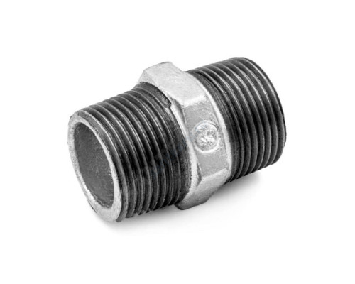 Ниппель прямой чугун оц Ду 20 (3/4") НР Fittex PLUS