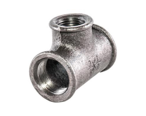 Тройник переходной чугун Ду 20х15 (3/4"х1/2") ВР/ВР Fittex