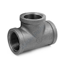 Тройник прямой чугун Ду 65 (2 1/2") ВР/ВР Fittex PLUS