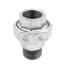 Соединитель прямой американка чугун оц Ду 15 (1/2") ВР/НР Fittex PLUS