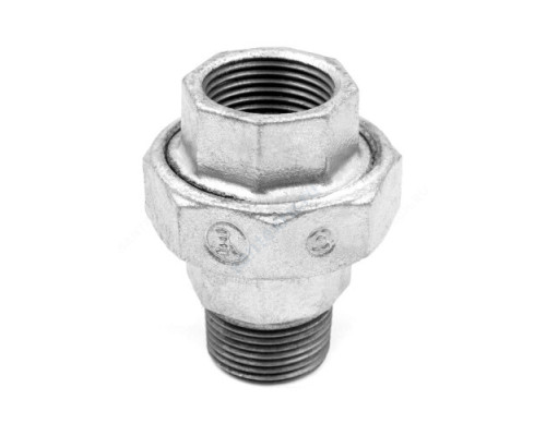 Соединитель прямой американка чугун оц Ду 32 (1 1/4") ВР/НР Fittex PLUS