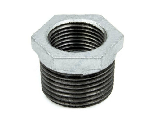 Футорка чугун оц Ду 32х25 (1 1/4"х1") НР/ВР Fittex PLUS