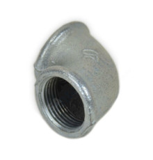 Угольник проходной чугун оц Ду 40 (1 1/2") ВР/ВР Fittex