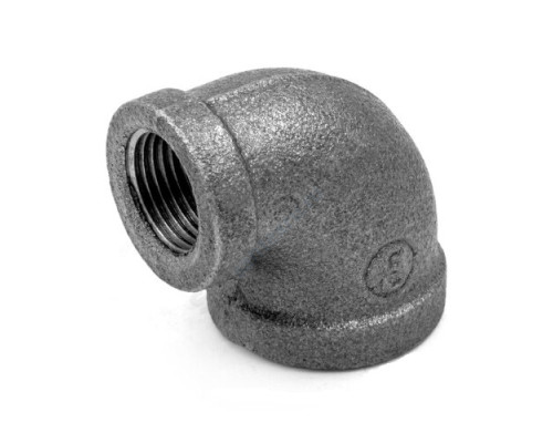 Угольник переходной чугун Ду 25х15 (1"х1/2") ВР/ВР Fittex PLUS