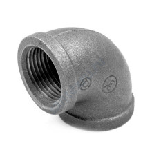 Угольник проходной чугун Ду 40 (1 1/2") ВР/ВР Fittex PLUS