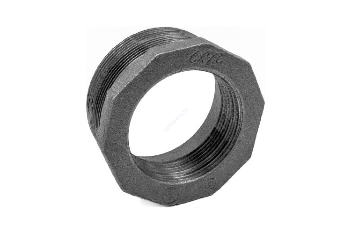 Футорка чугун Ду 50х15 (2"х1/2") НР/ВР Fittex PLUS