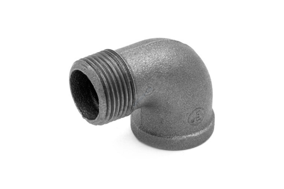 Угольник проходной чугун Ду 40 (1 1/2") ВР/НР Fittex PLUS