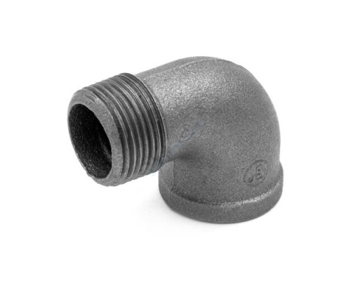 Угольник проходной чугун Ду 40 (1 1/2") ВР/НР Fittex PLUS