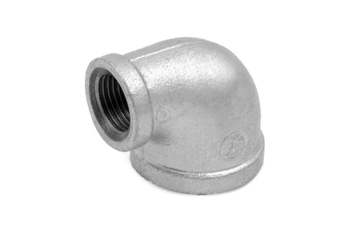 Угольник переходной чугун оц Ду 20х15 (3/4"х1/2") ВР/ВР Fittex PLUS