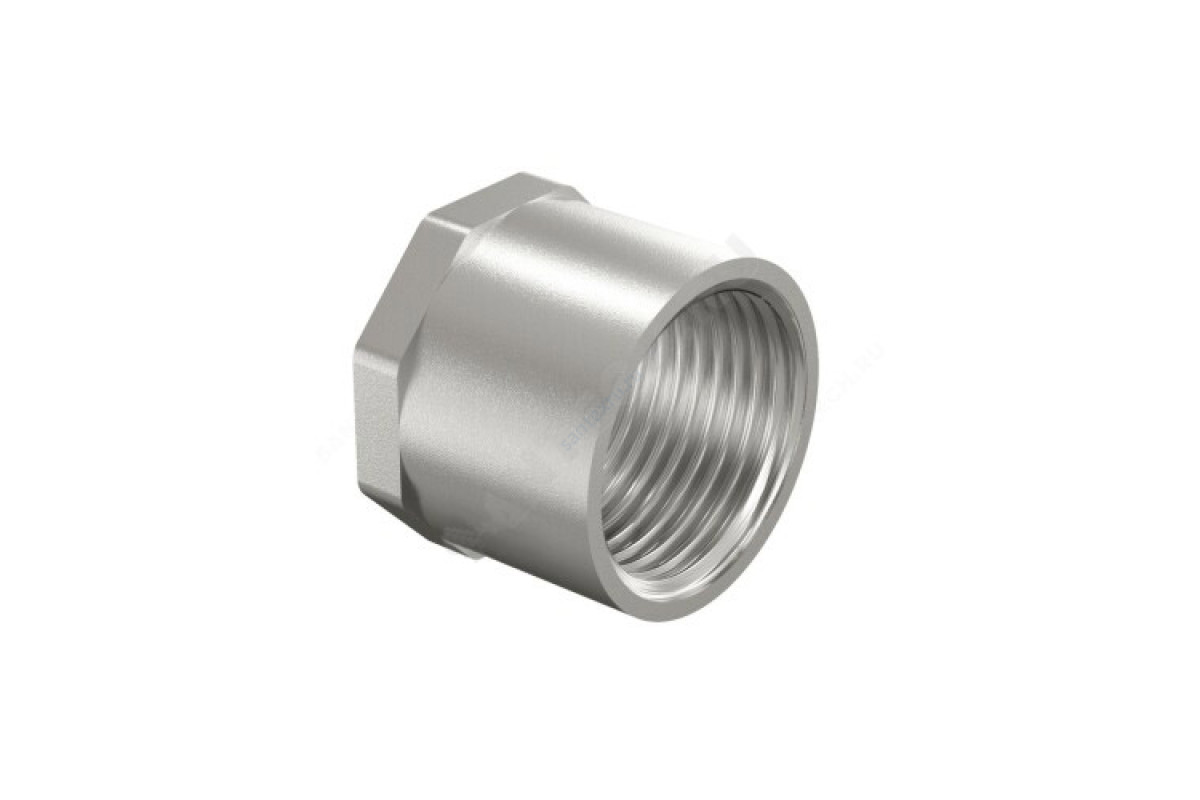 Муфта латунь никель Ду 20 (3/4") ВР LD LD.67.502.20