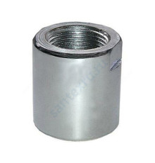 Муфта латунь хром переходная Ду 25х15 (1"х1/2") для полотенцесушителя ВР/ВР