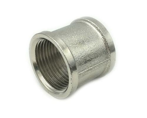 Муфта латунь никель Ду 20 (3/4") ВР Китай