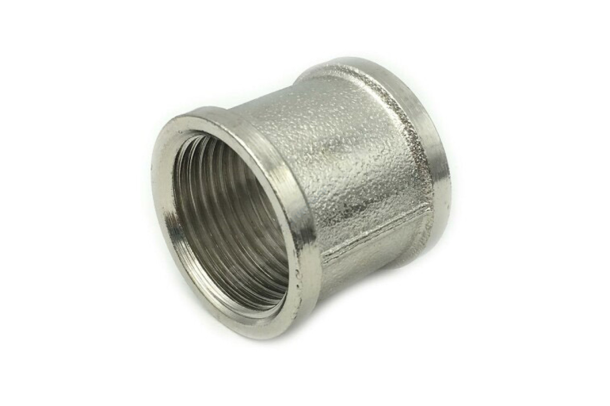 Муфта латунь никель Ду 32 (1 1/4") ВР Китай