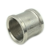 Муфта латунь никель Ду 40 (1 1/2") ВР Китай