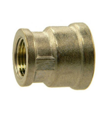 Муфта латунь переходная Ду 20х15 (3/4"х1/2") ВР/ВР