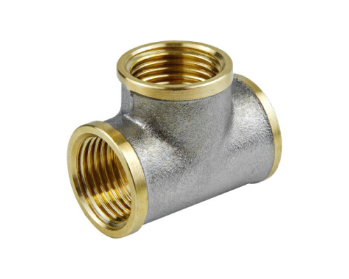 Тройник латунь никель Ду 20 (3/4") ВР/ВР 9007 ГОСТ 32585-2013 Aquasfera 9007-02 Тройник латунь никель Ду 20 (3/4") ВР/ВР 9007 ГОСТ 32585-2013 Aquasfera 9007-02