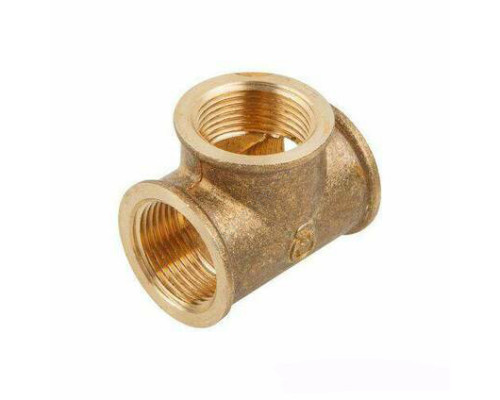 Тройник латунь Ду 25 (1") ВР/ВР Цветлит ZW50089