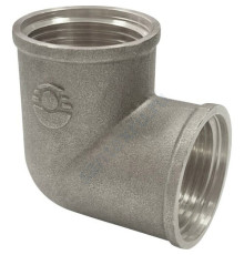 Угольник латунь никель Ду 20 (3/4") ВР/ВР VALFEX VF.090.N.034