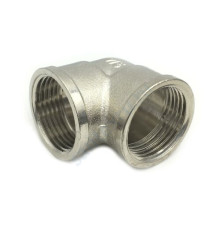 Угольник латунь никель Ду 40 (1 1/2") ВР/ВР