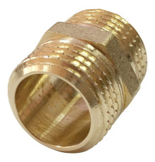 Ниппель латунь Ду 15 (1/2") НР VALFEX VF.582.L.012