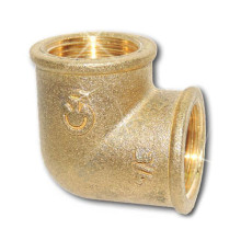 Угольник латунь Ду 20 (3/4") ВР/ВР Цветлит ZW50096