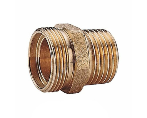 Ниппель латунь переходной Ду 20х16 (3/4") НР R180R Giacomini R180RY020