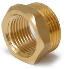 Футорка латунь Ду 20х15 (3/4"х1/2") НР/ВР R93 Giacomini R93Y003