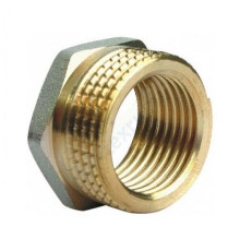 Футорка латунь Ду 15 (1/2"х1/16") под импульсную трубку НР/ВР Апогей 310009