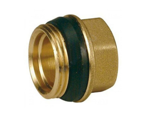 Переход латунь Ду 25х15 (1"х1/2") с герметичной прокладкой ВР/НР R593D Giacomini R593DY004