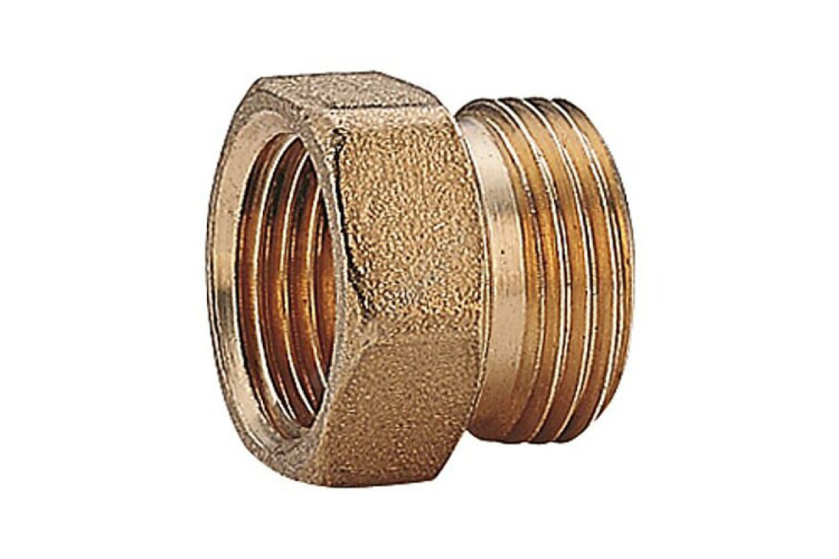 Переход латунь Ду 15х18 (1/2") ВР/НР R180FR Giacomini R180RY056