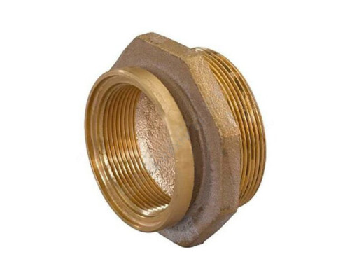 Переход латунь Ду 65х50 (2 1/2"х2") для PE-X ВР/НР Wipex Uponor 1018373 Переход латунь Ду 65х50 (2 1/2"х2") для PE-X ВР/НР Wipex Uponor 1018373