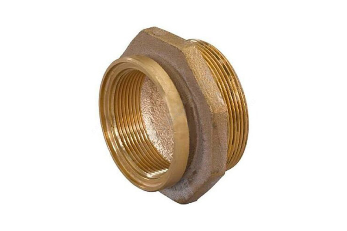 Переход латунь Ду 65х50 (2 1/2"х2") для PE-X ВР/НР Wipex Uponor 1018373