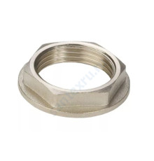 Контргайка латунь никель реборда Ду 40 (1 1/2") ВР Китай