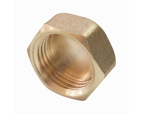 Заглушка латунь Ду 15 (1/2") ВР VALFEX VF.590.L.012