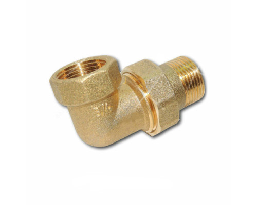 Соединитель латунь американка Ду 15 (1/2") угловой ВР/НР Цветлит ZW50072