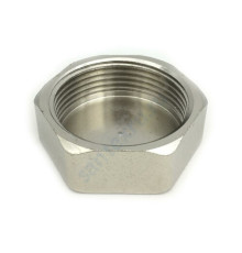 Заглушка латунь никель Ду 40 (1 1/2") ВР Китай