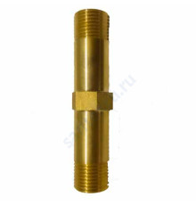 Удлинитель латунь Ду 15 (1/2") L=100мм НР Апогей 312051 