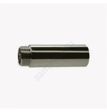 Удлинитель латунь хром Ду 15 (1/2") L=80мм ВР/НР