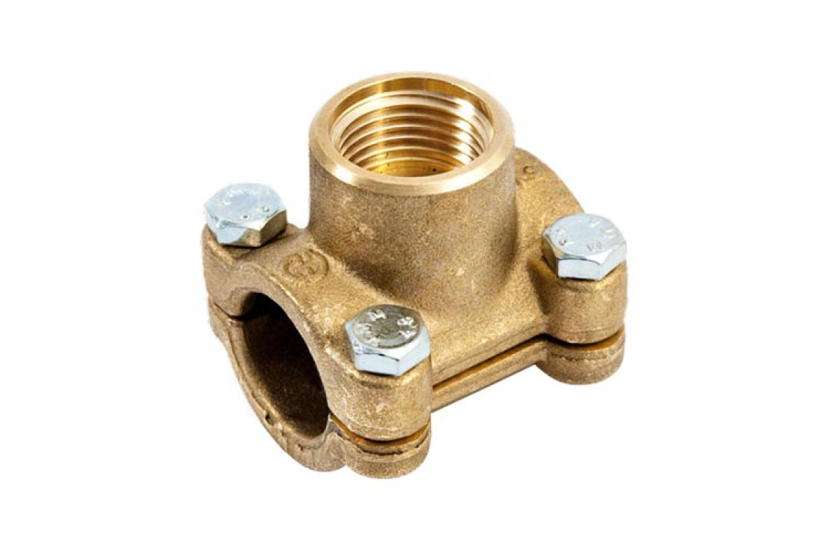 Седелка латунь Ду 15 (1/2") ВР Цветлит