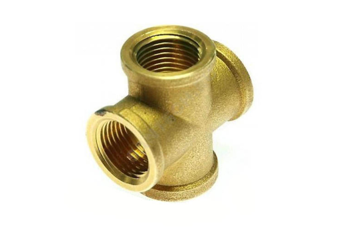 Крест латунь Ду 15 (1/2") ВР/ВР