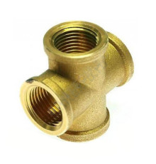 Крест латунь Ду 15 (1/2") ВР/ВР