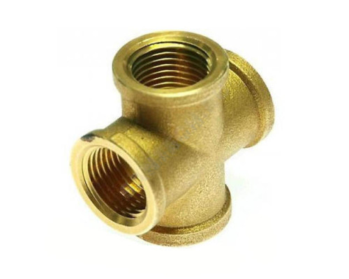 Крест латунь Ду 15 (1/2") ВР/ВР